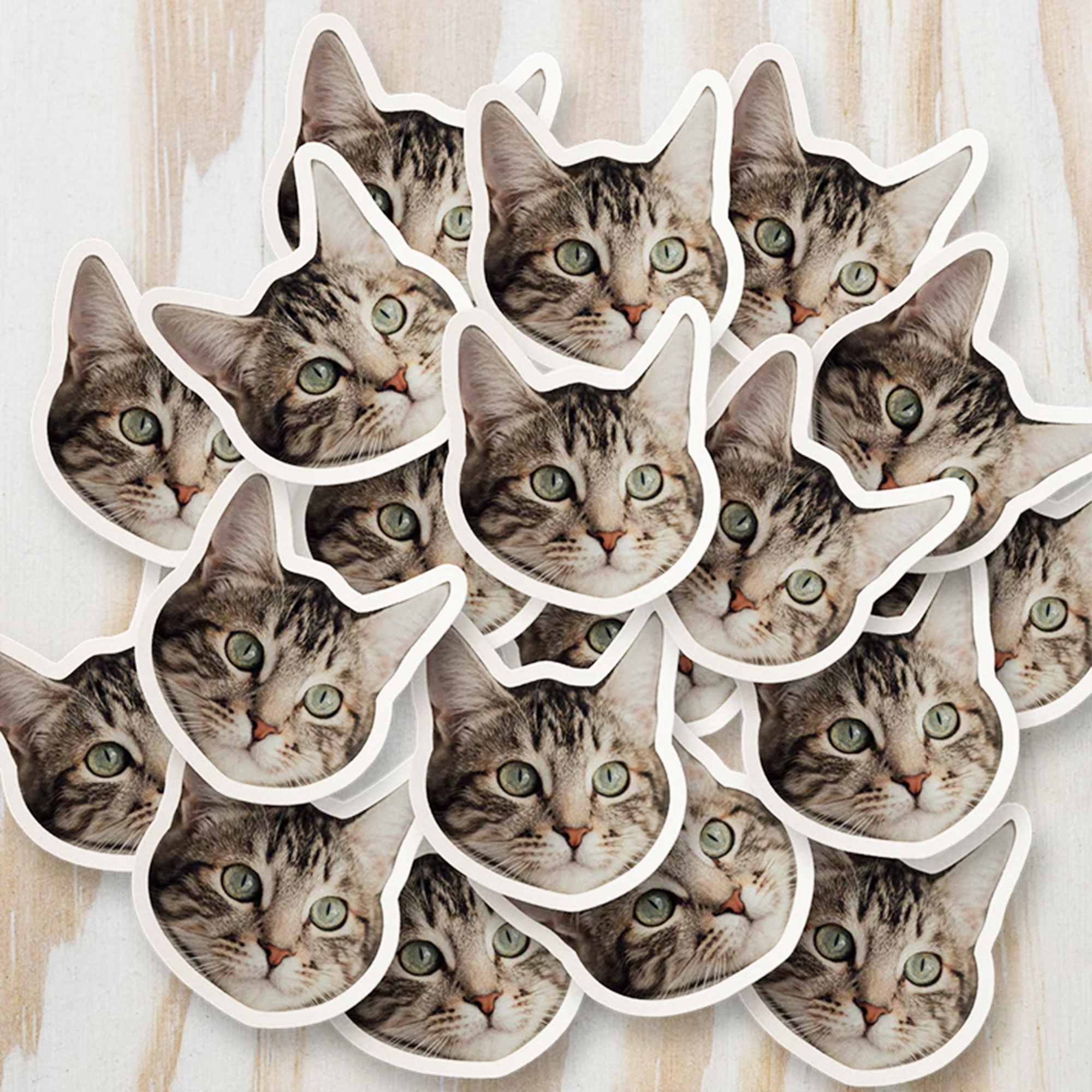 Custom Face Confetti Stickers