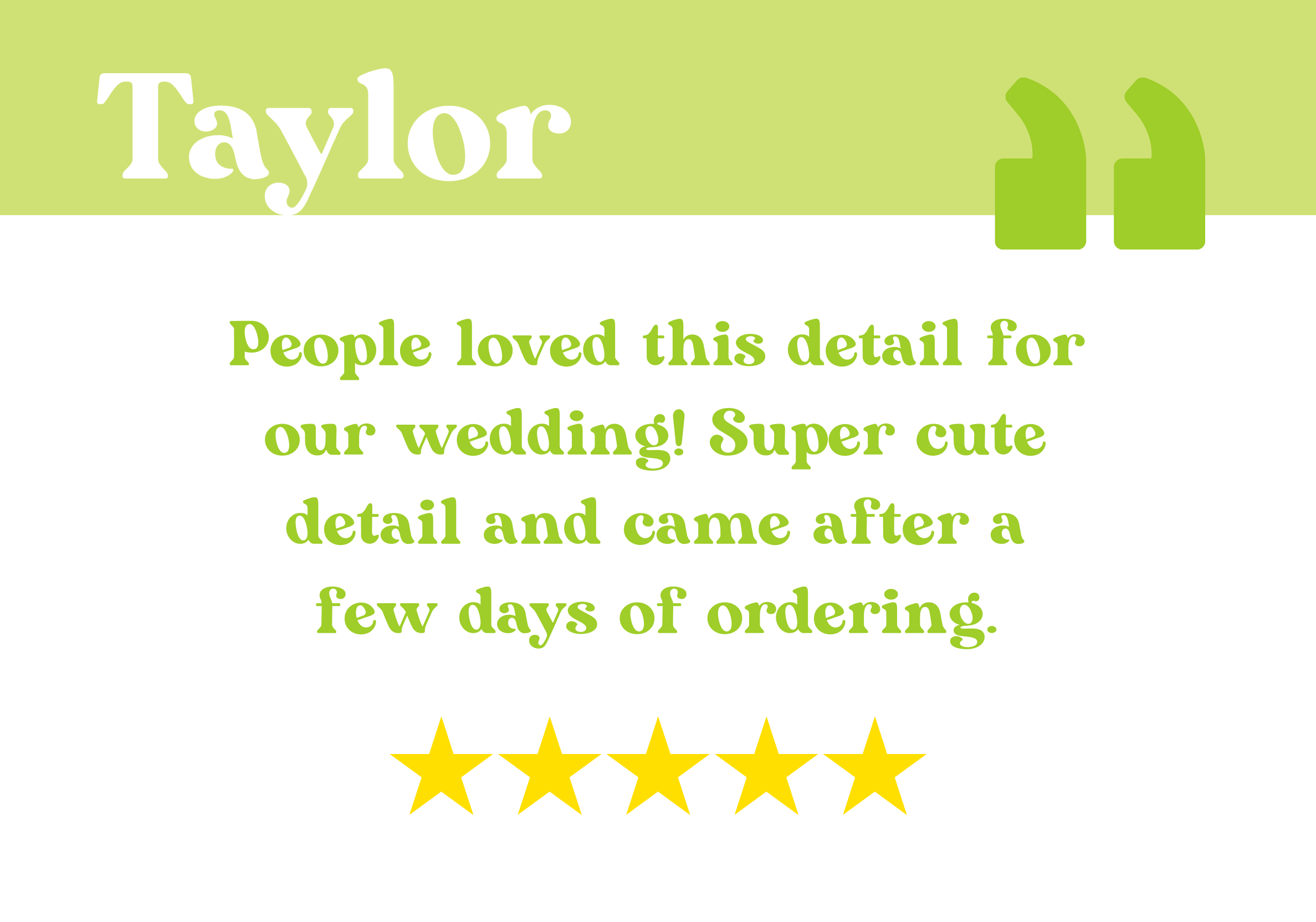 Customer review for Sunkissed Party Co.