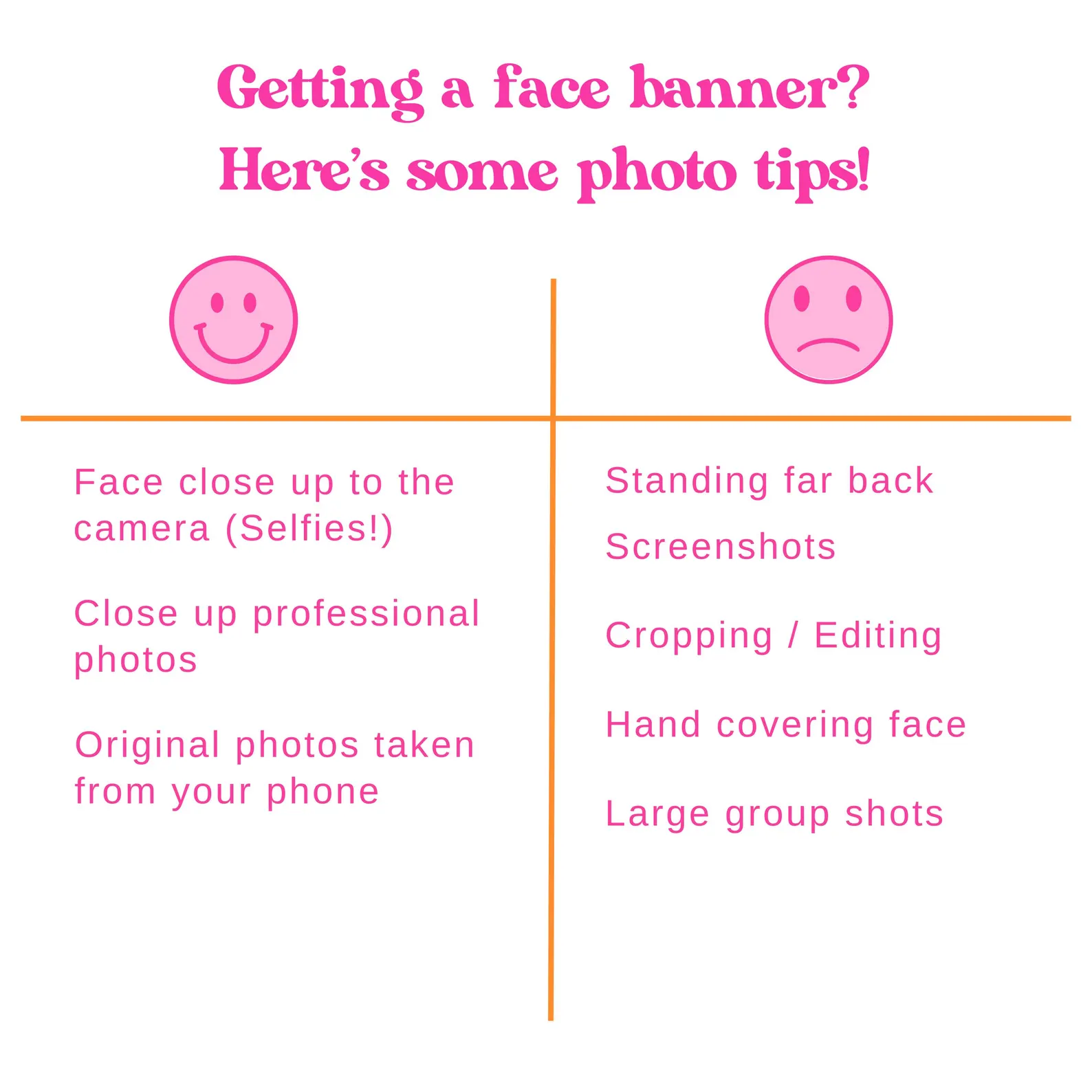 Custom Face Banner