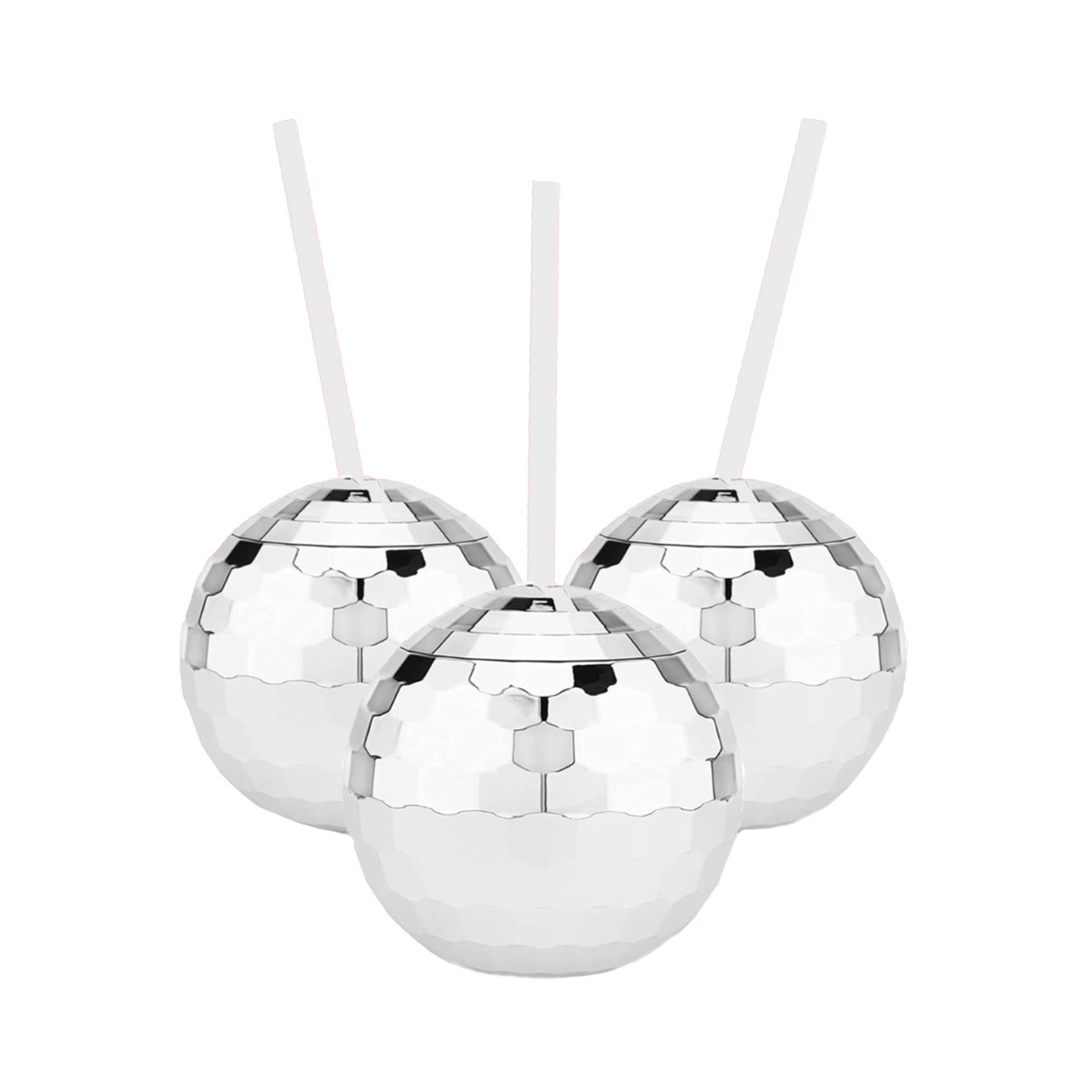 Shiny reusable disco ball cups—perfect bachelorette, birthday, NYE, and Disco Cowgirl party drinkware. Fun, photo-ready party favors for celebrations