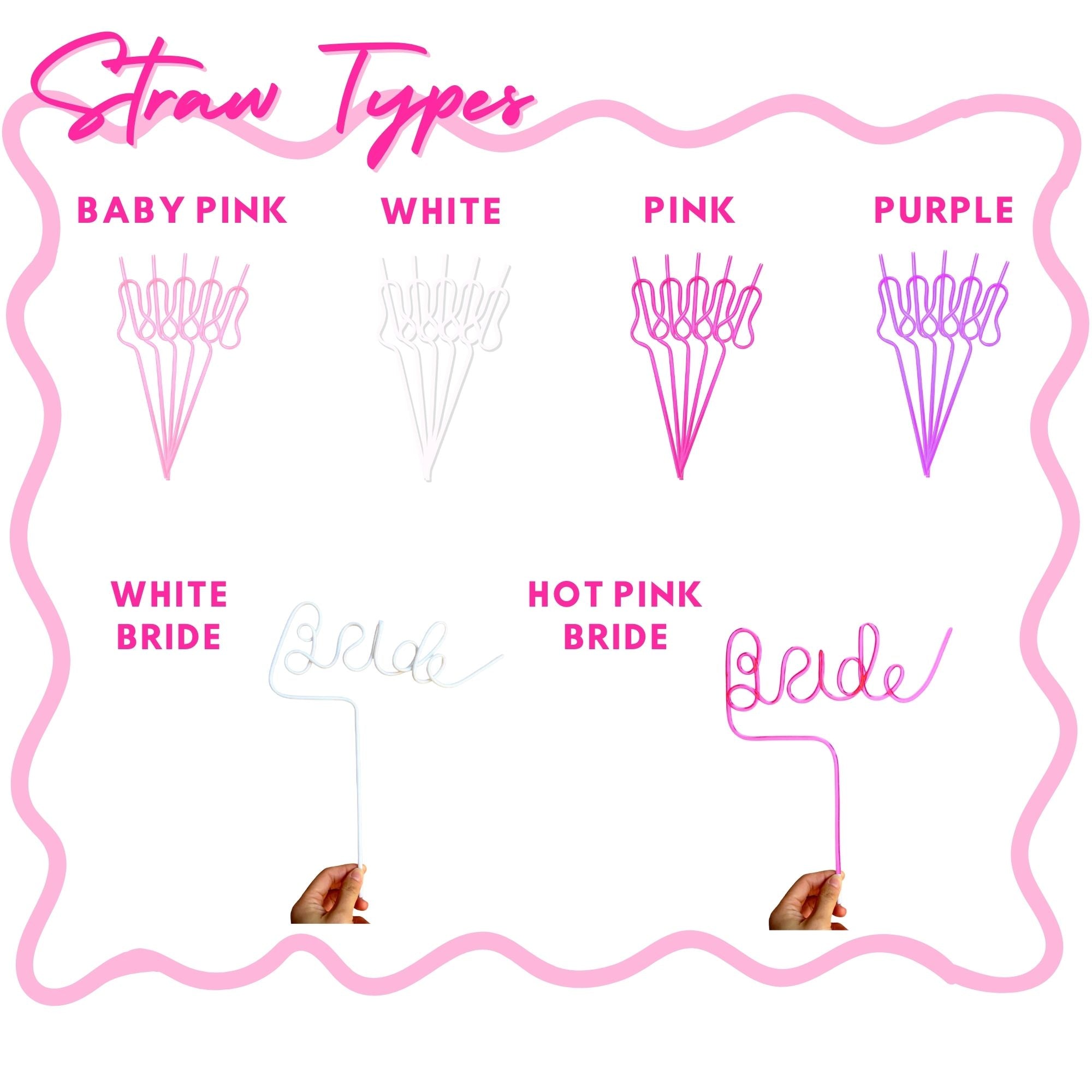 Bachelorette Silly Straws: Mix & Match!