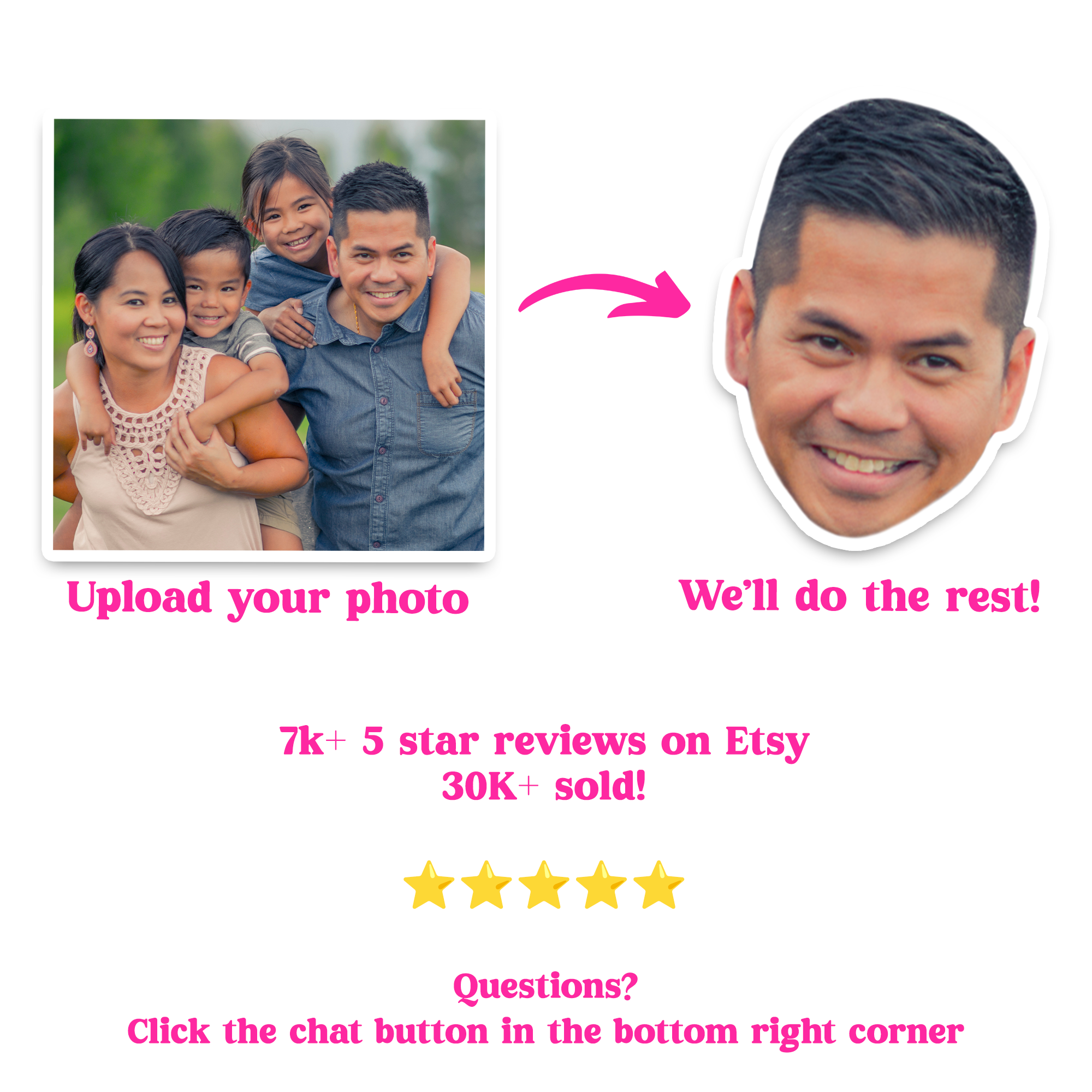 Face on a Stick