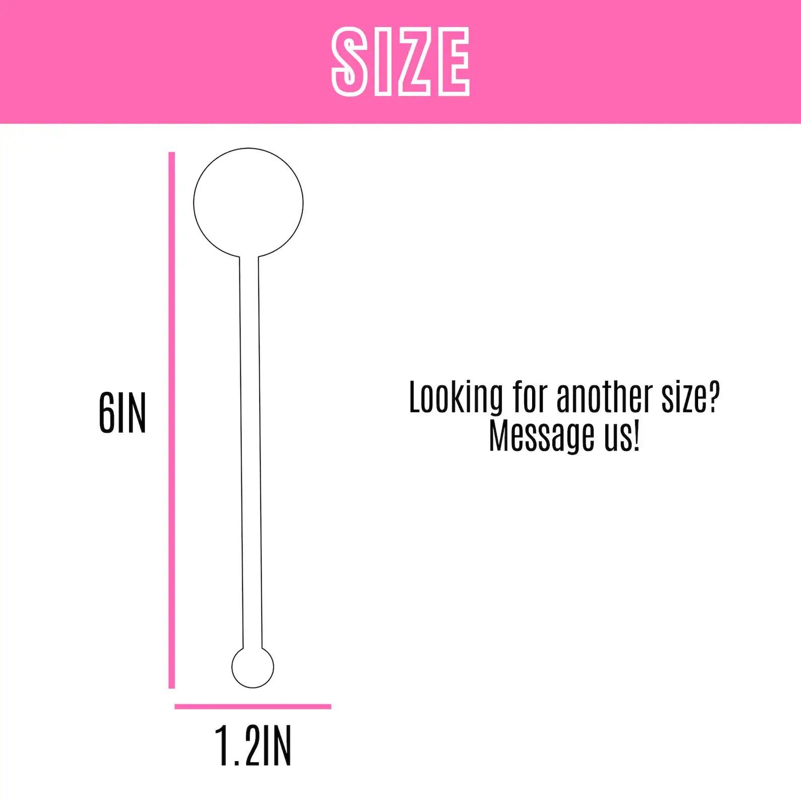 Custom Pet Stir Sticks